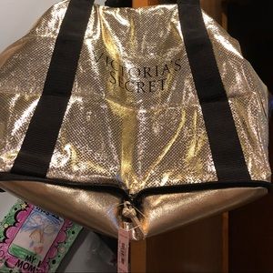 Victoria’s Secret Gold Tote